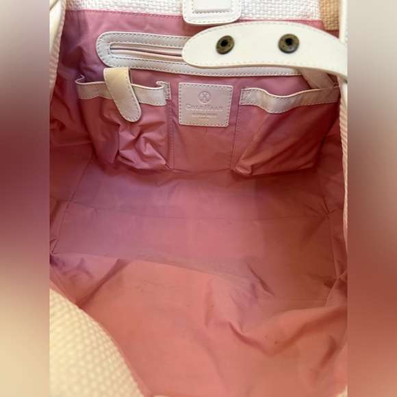 Cole Haan Alyssa straw beaded bag Gorgeous EUC - Picture 8 of 15